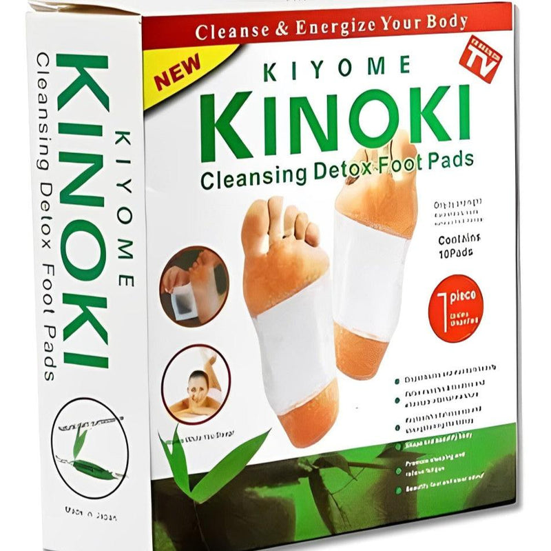 👣 Parches Kiyome Kinoki para Pies 🌿 Desintoxica y revitaliza tu cuerpo mientras duermes 😴