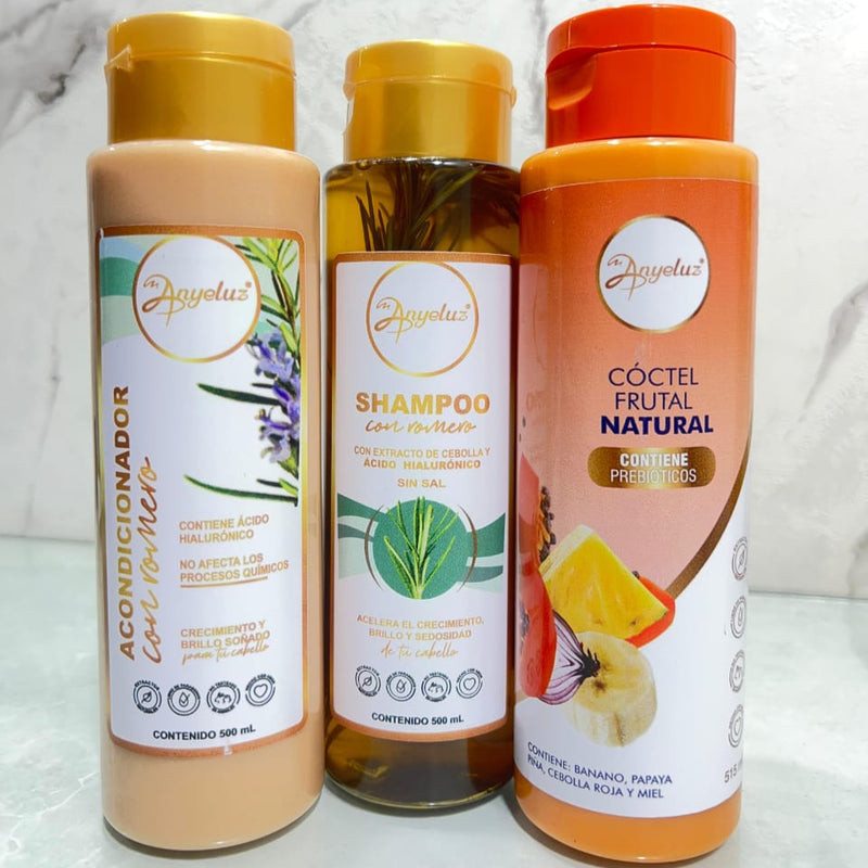 KIT REPARADOR ANYELUZ DE ROMERO 🍌😍🌸  + Regalo Especial:  COCTEL DE FRUTAS✨ GRATIS 🎁 SÓLO HOY