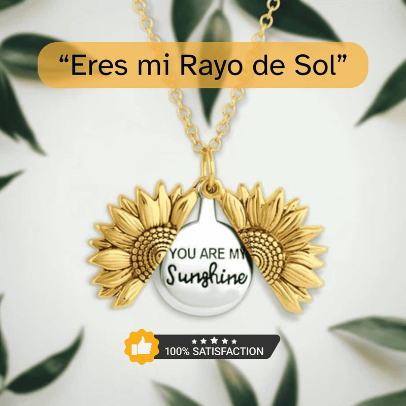 Collar Girasol Encantado + Caja Regalo GRATIS